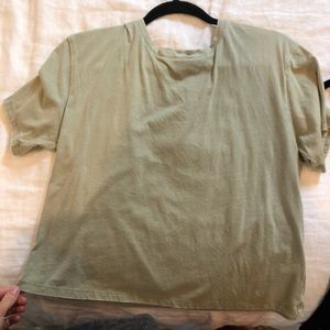 Faded green tee!! Colasie! COMFY